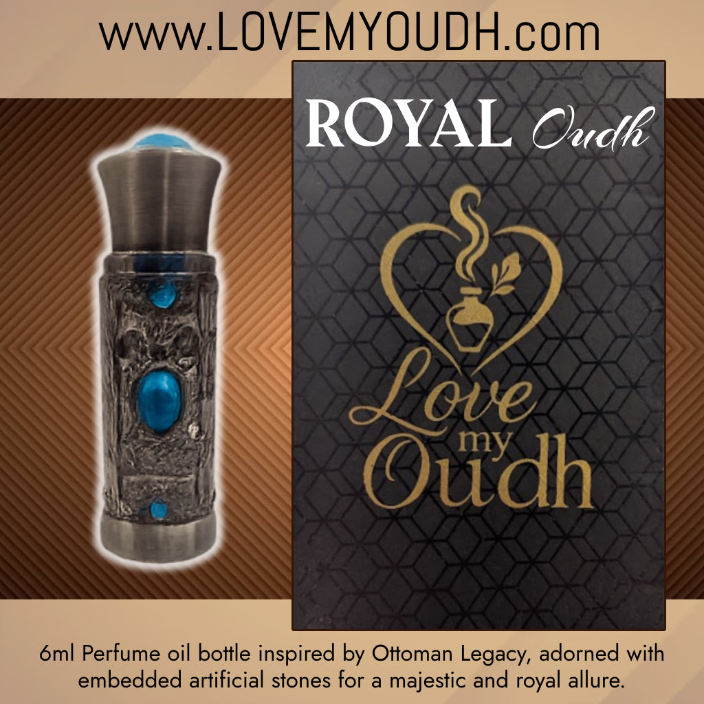 Royal Oud - Premium Perfume Oil Quality with Royal 6ml Metal Bottle