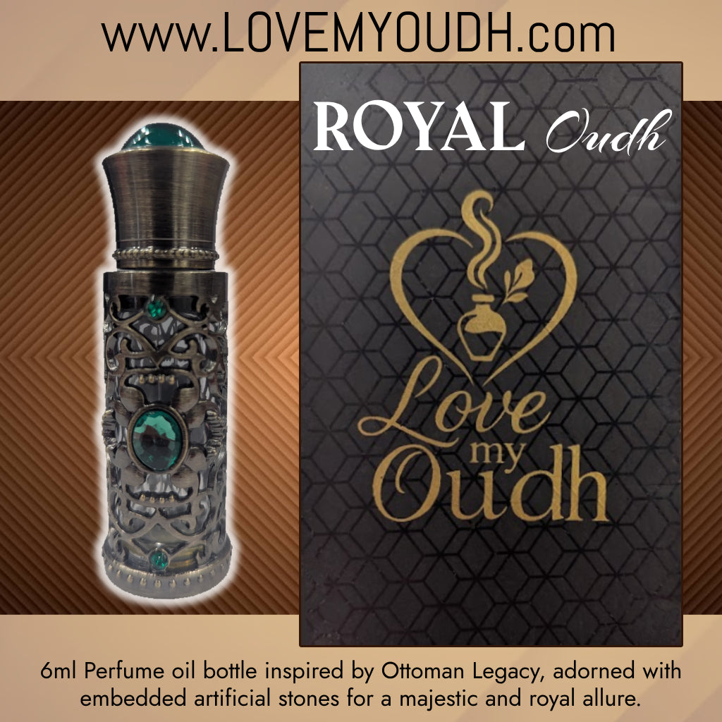 Royal Oud - Premium Perfume Oil Quality with Royal 6ml Metal Bottle