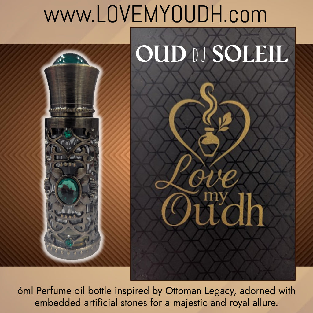 OUD du Soleil - Premium Perfume Oil Quality with Royal 6ml Metal Bottle