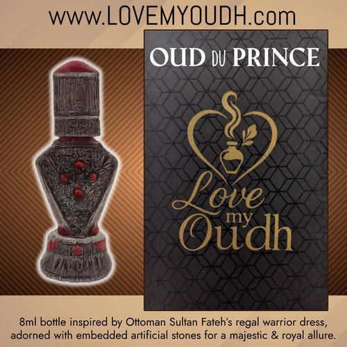 Oud du Prince - Premium Perfume Oil Quality with Royal Sultan 8ml Metal Bottle