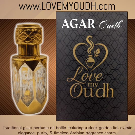Agar Oud - Premium Perfume Oil Quality with Royal Glass Bottle