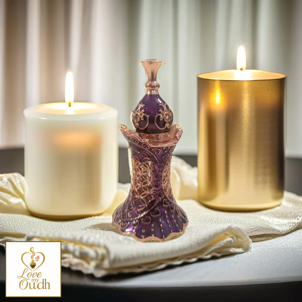 Junaidi Oud - Premium Perfume Oil with Feminine Legacy 3ml Metal Bottle