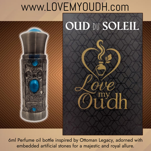 OUD du Soleil - Premium Perfume Oil Quality with Royal 6ml Metal Bottle