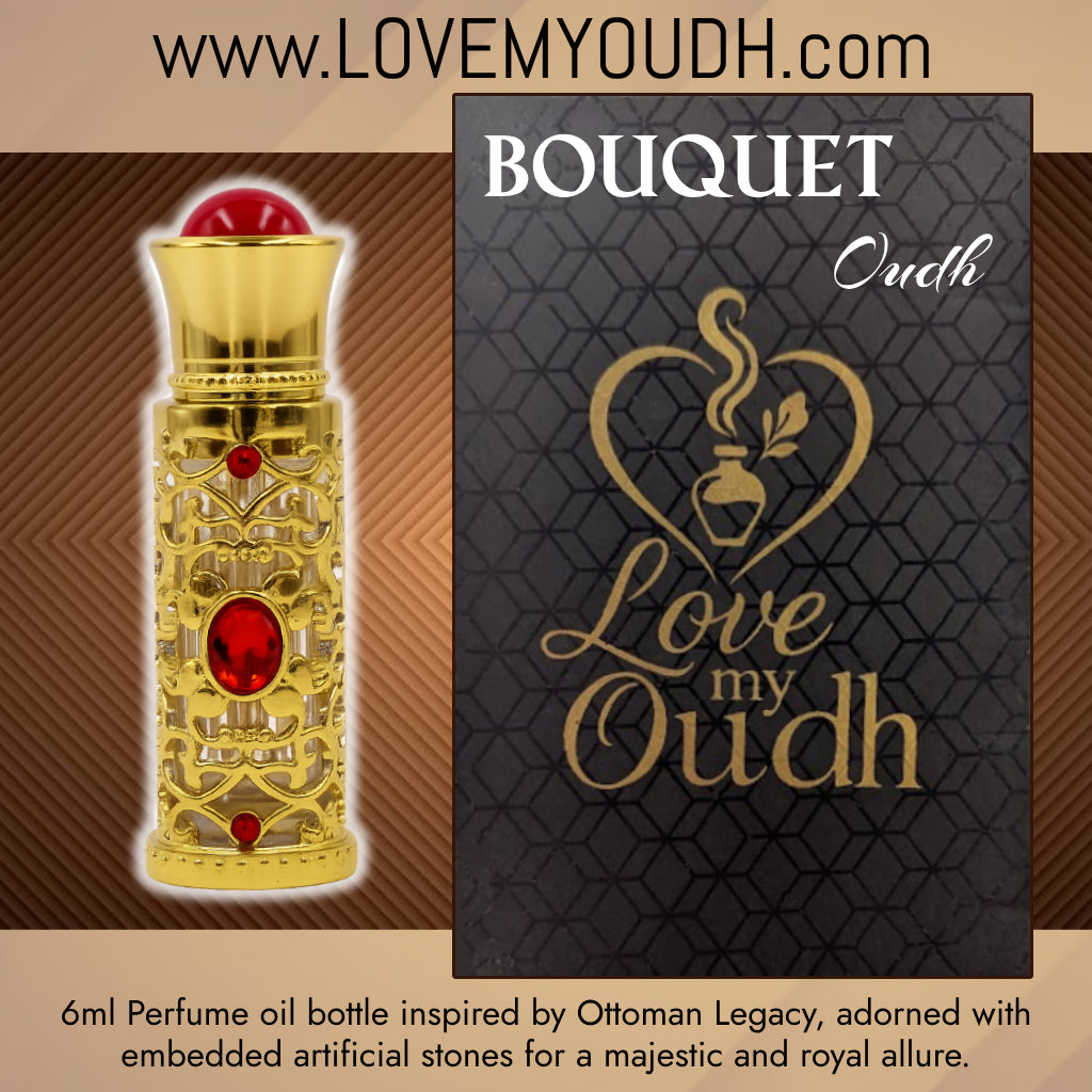 Bouquet Oud - Premium Perfume Oil Quality with Royal 6ml Metal Bottle