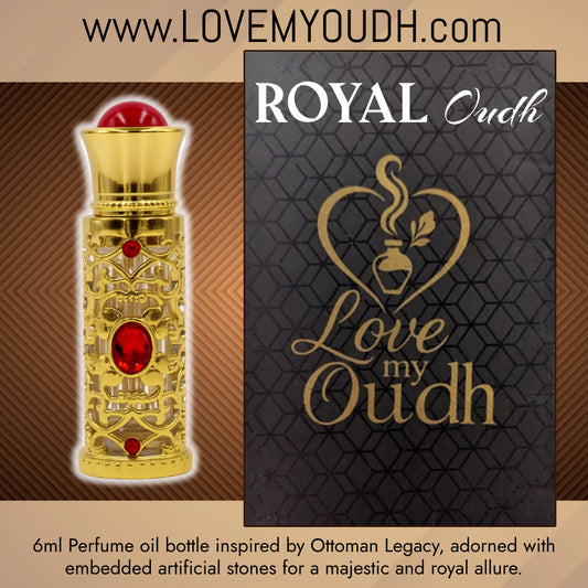 Royal Oud - Premium Perfume Oil Quality with Royal 6ml Metal Bottle