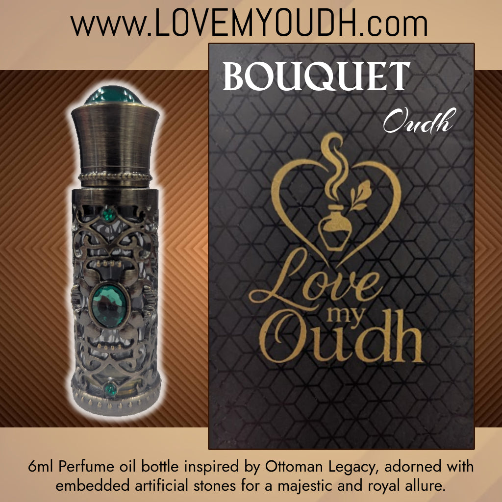 Bouquet Oud - Premium Perfume Oil Quality with Royal 6ml Metal Bottle
