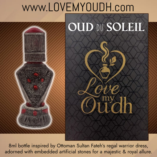 OUD du Soleil - Premium Perfume Oil Quality with Royal Sultan 8ml Metal Bottle
