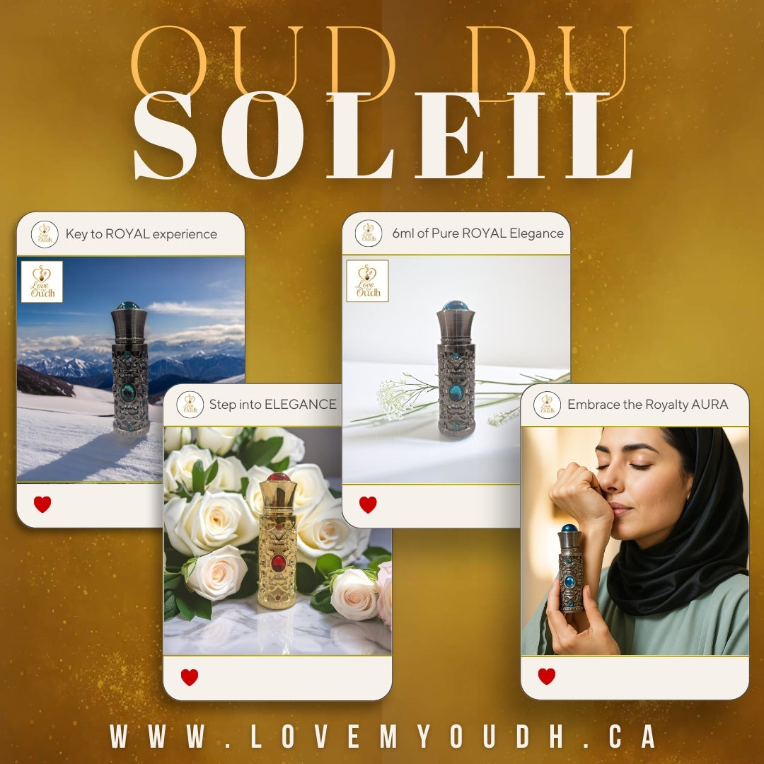OUD du Soleil - Premium Perfume Oil Quality with Royal 6ml Metal Bottle