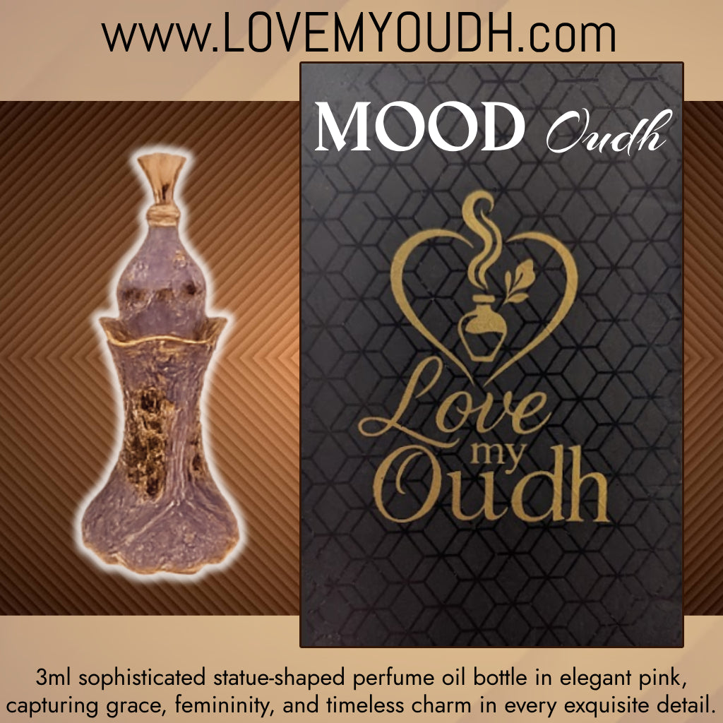 Oud Mood - Premium Perfume Oil with Feminine Legacy 3ml Metal Bottle