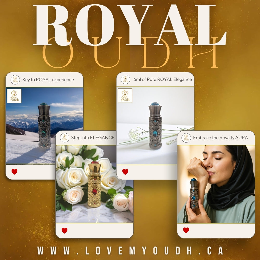 Royal Oud - Premium Perfume Oil Quality with Royal 6ml Metal Bottle